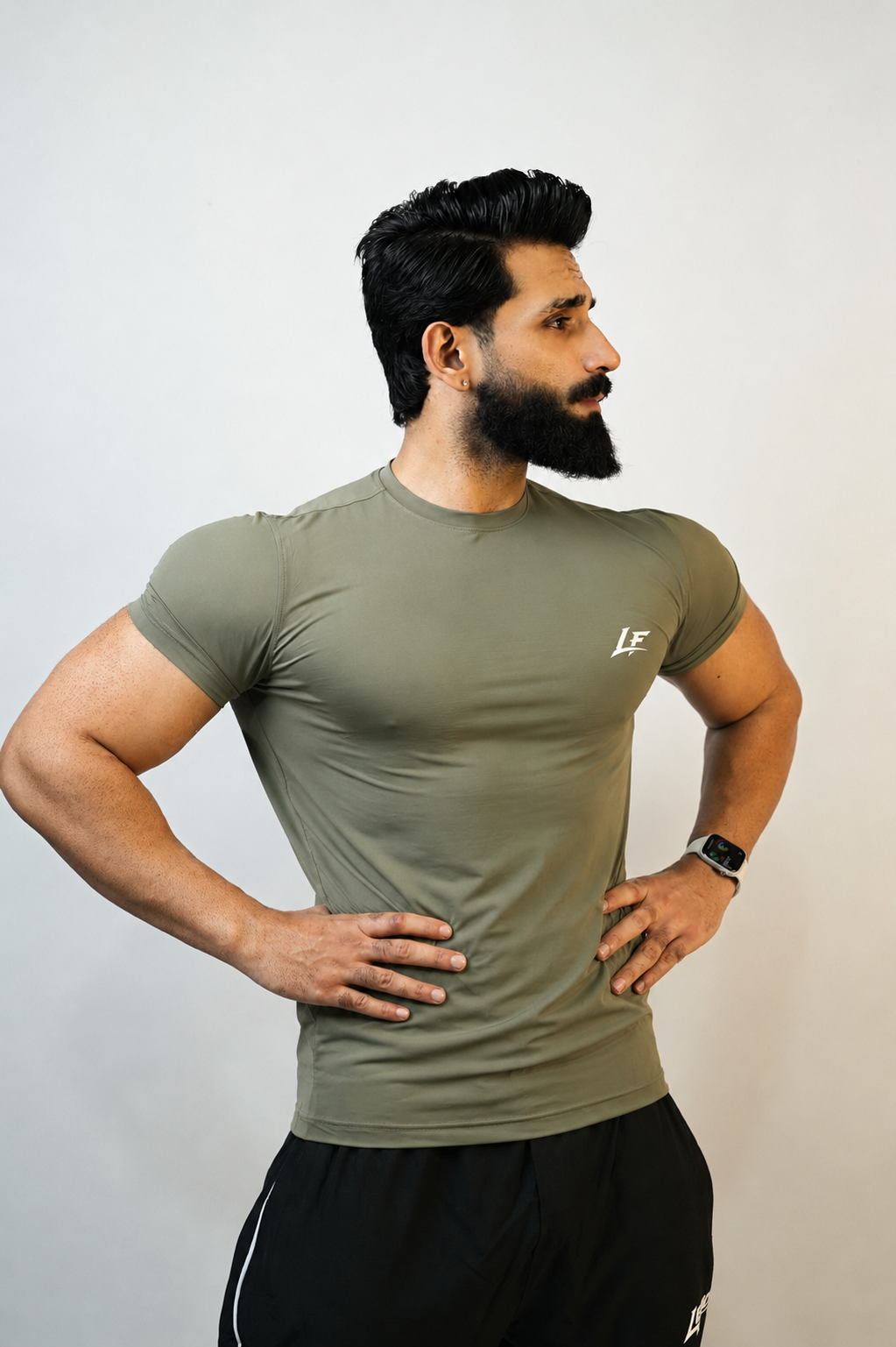 Legacy Fit CoreFlex Gym Fit T-Shirt-Khaaki