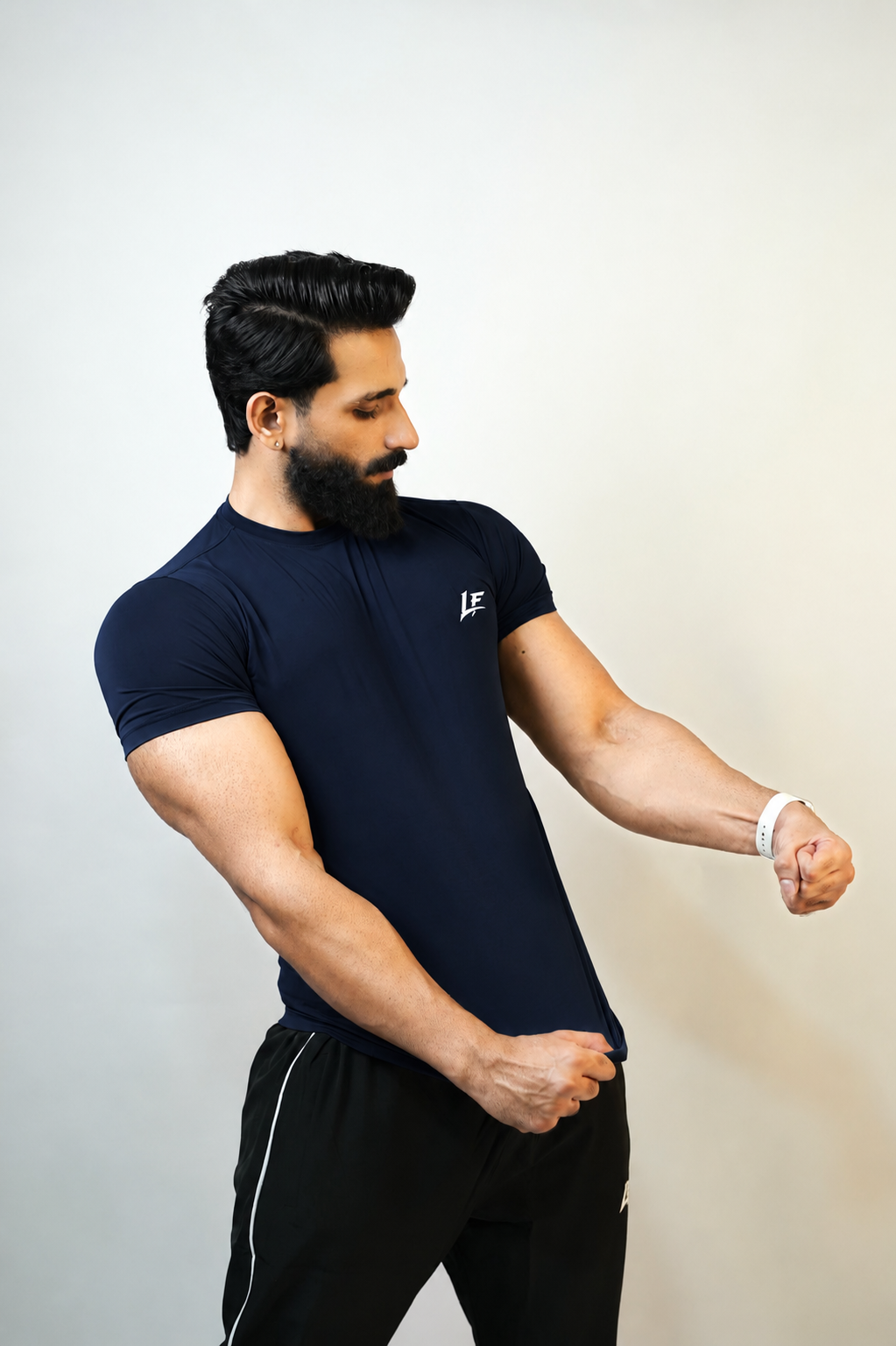 Legacy Fit CoreFlex Gym Fit T-Shirt-Navy Blue