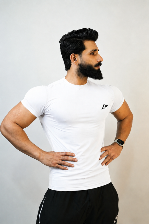 Legacy Fit CoreFlex Compression T-Shirt-White