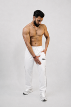 Legacy Fit Premium Relaxed Trousers-White