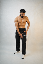 Legacy Fit Premium Relaxed Trousers-Black