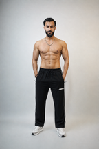Legacy Fit Premium Relaxed Trousers-Black
